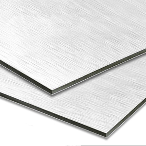 Panneau composite en aluminium brossé